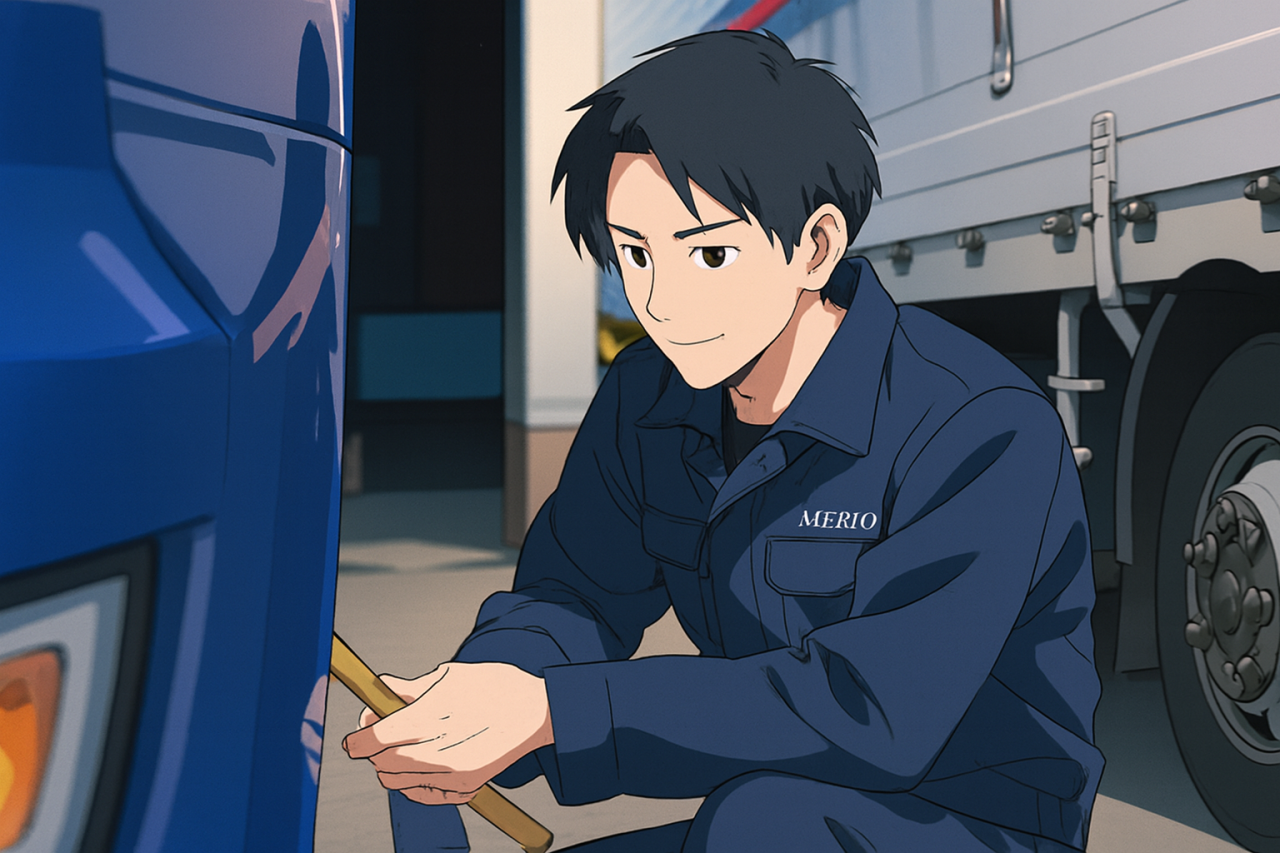 A standing male work